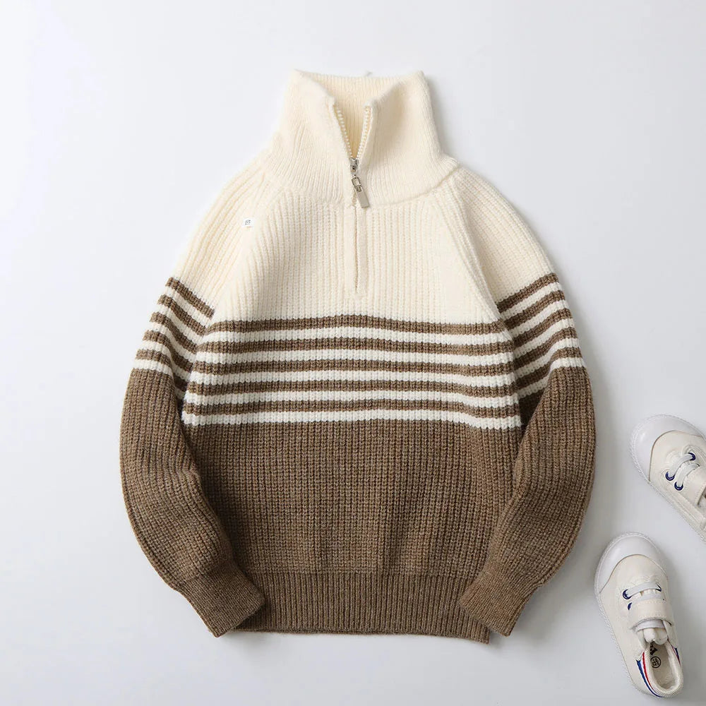 Boys Zip Knit