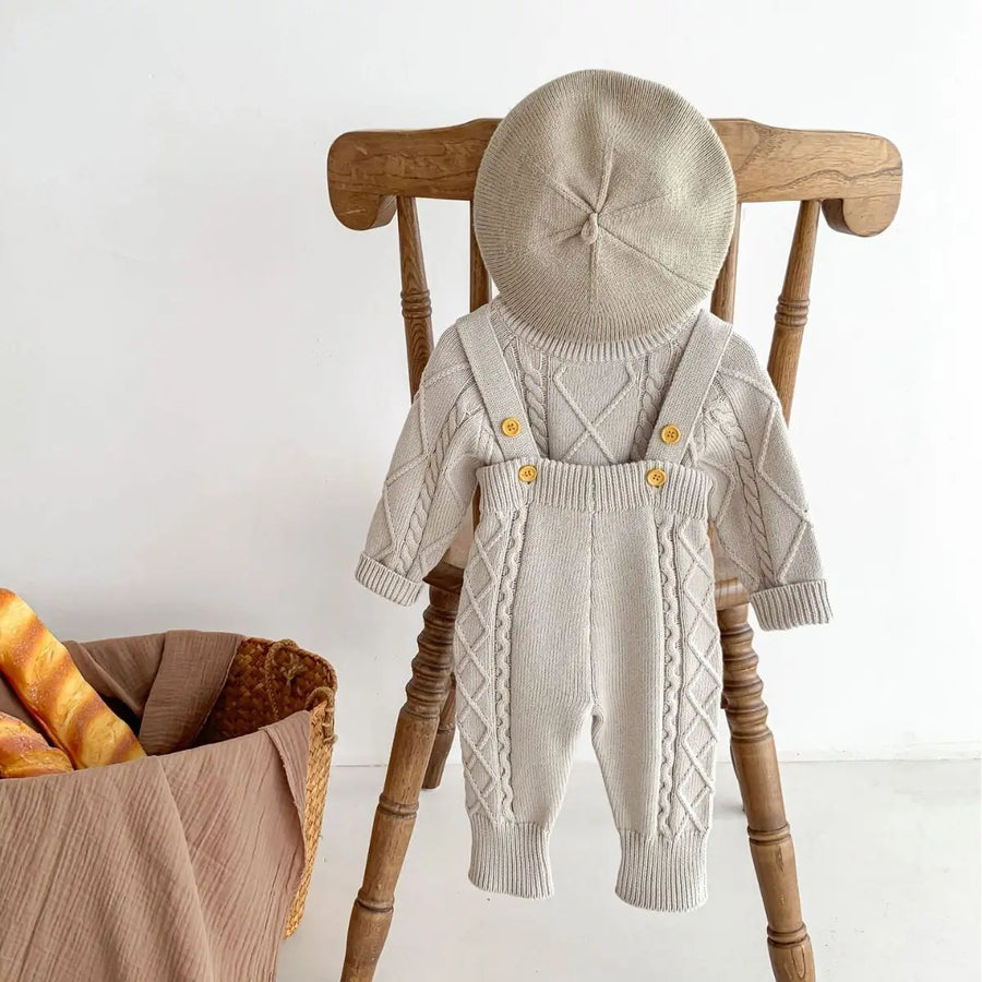 Boys Knit Jumped & Pants Set