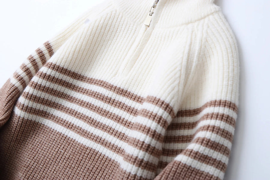 Boys Zip Knit