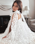 Alara Butterfly Shoulder Tie Dress