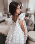 Alara Butterfly Shoulder Tie Dress