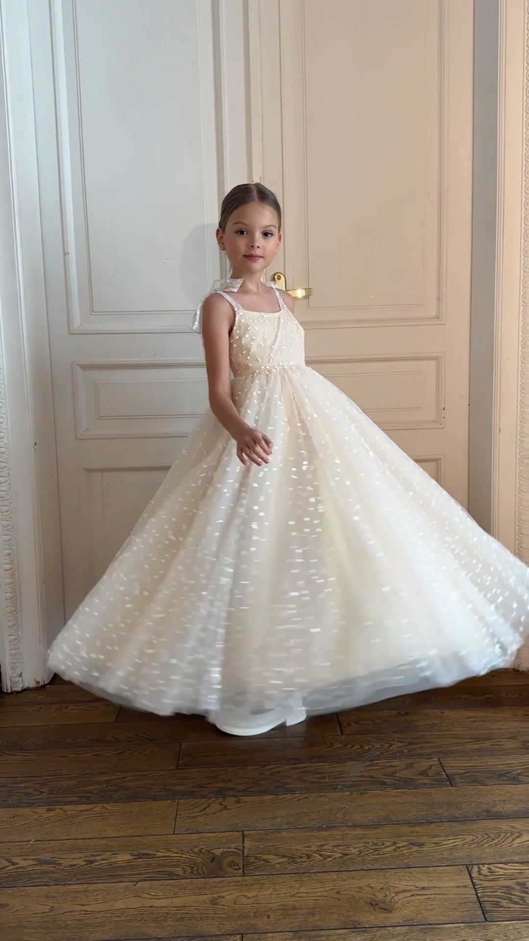 Boho Dreams Weiß/Beige Kleid - Auf Bestellung