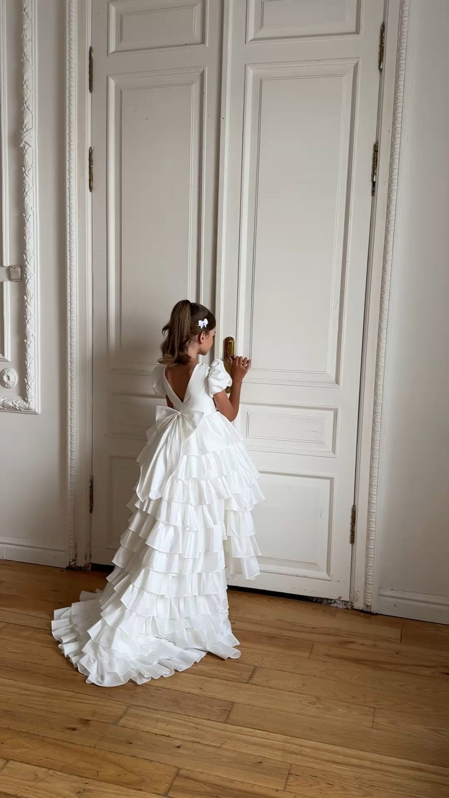 Isabella Special Occasion Dress - Full Length with removable train (Made to Order)