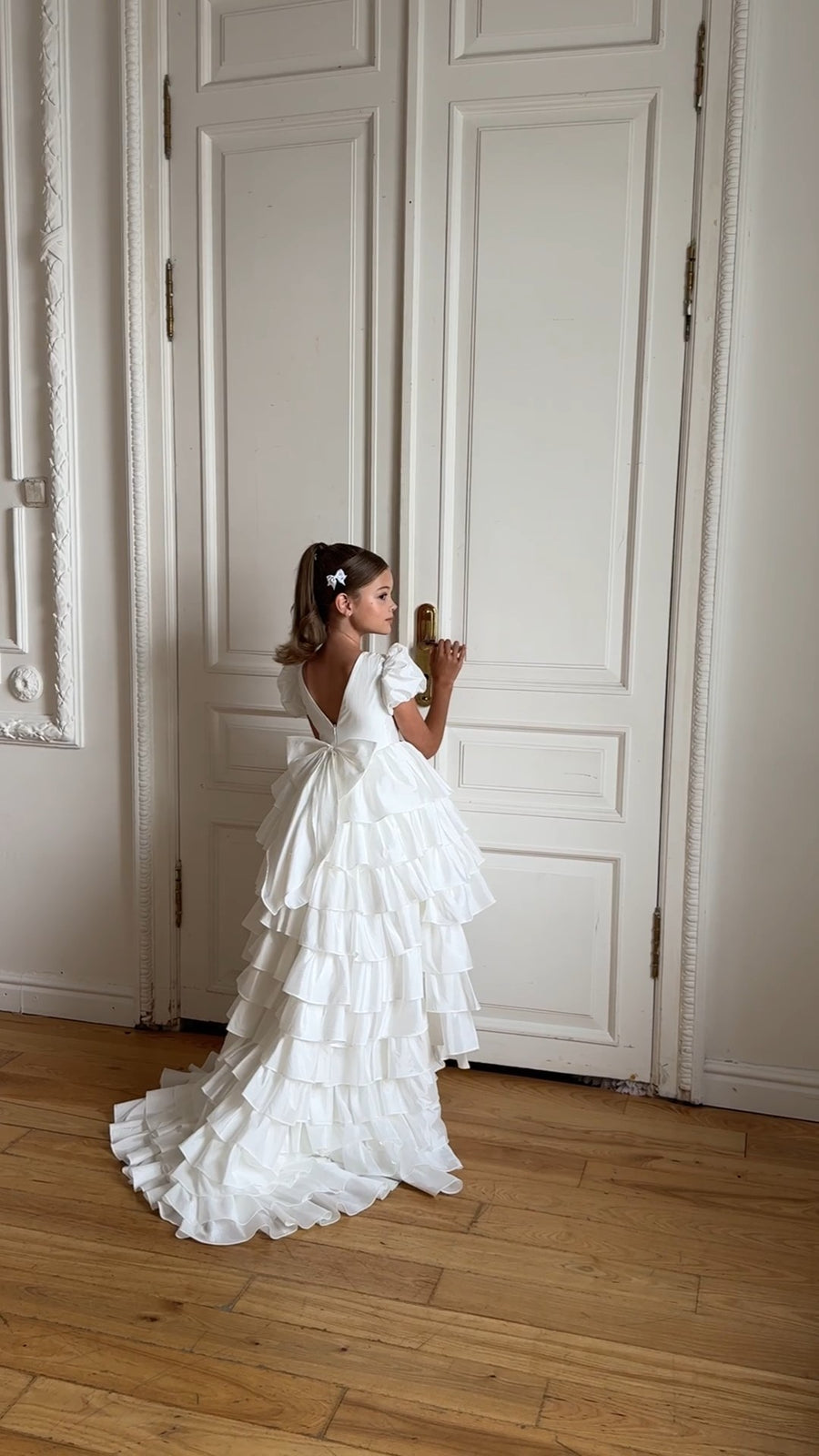 Isabella Special Occasion Dress - Full Length with removable train (Made to Order)