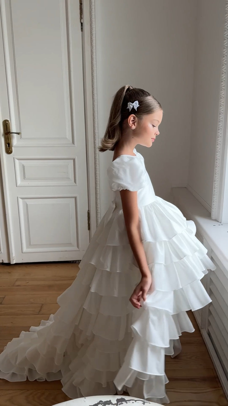 Isabella Special Occasion Dress - Full Length with removable train (Made to Order)