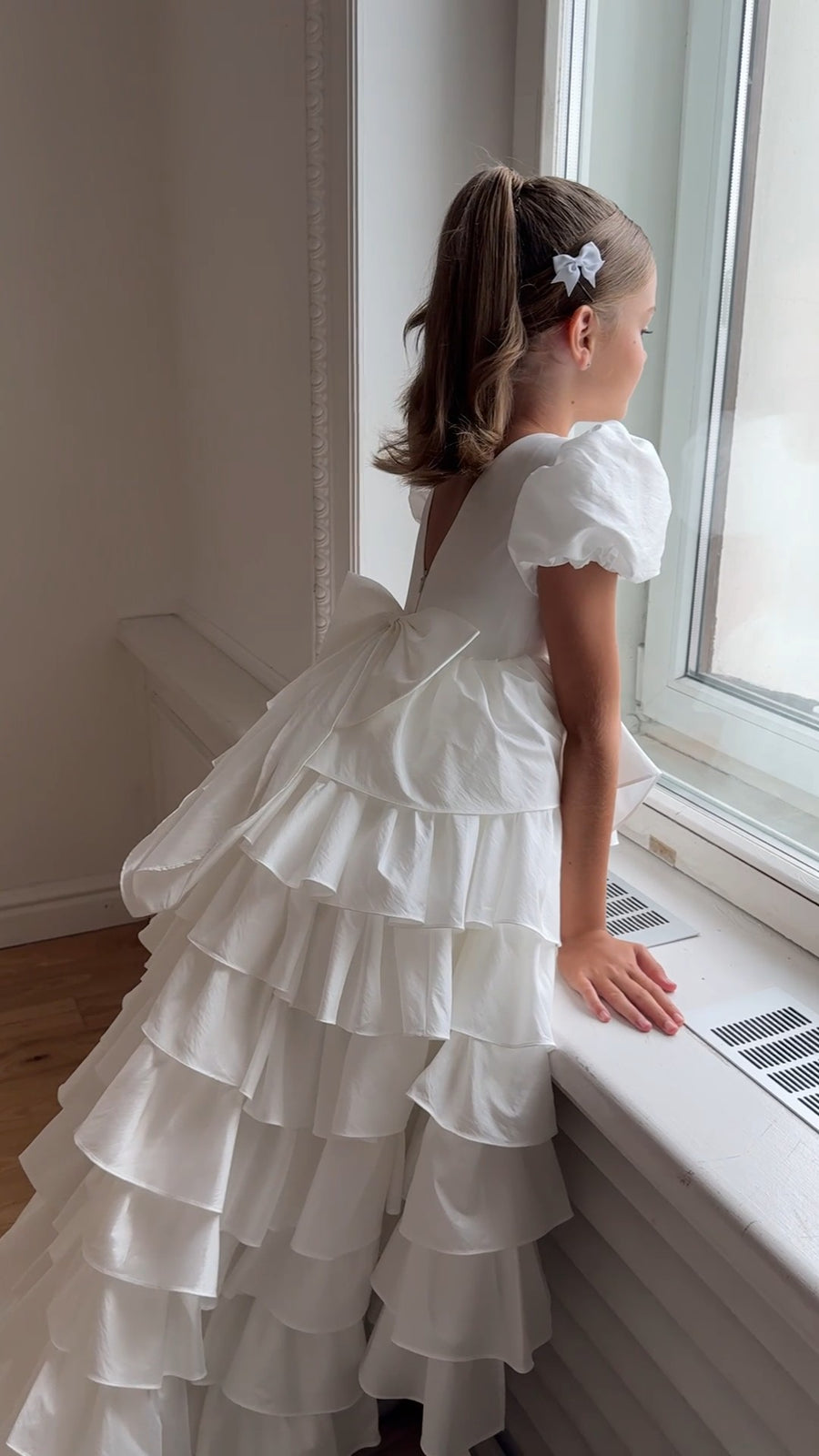 Isabella Special Occasion Dress - Full Length with removable train (Made to Order)