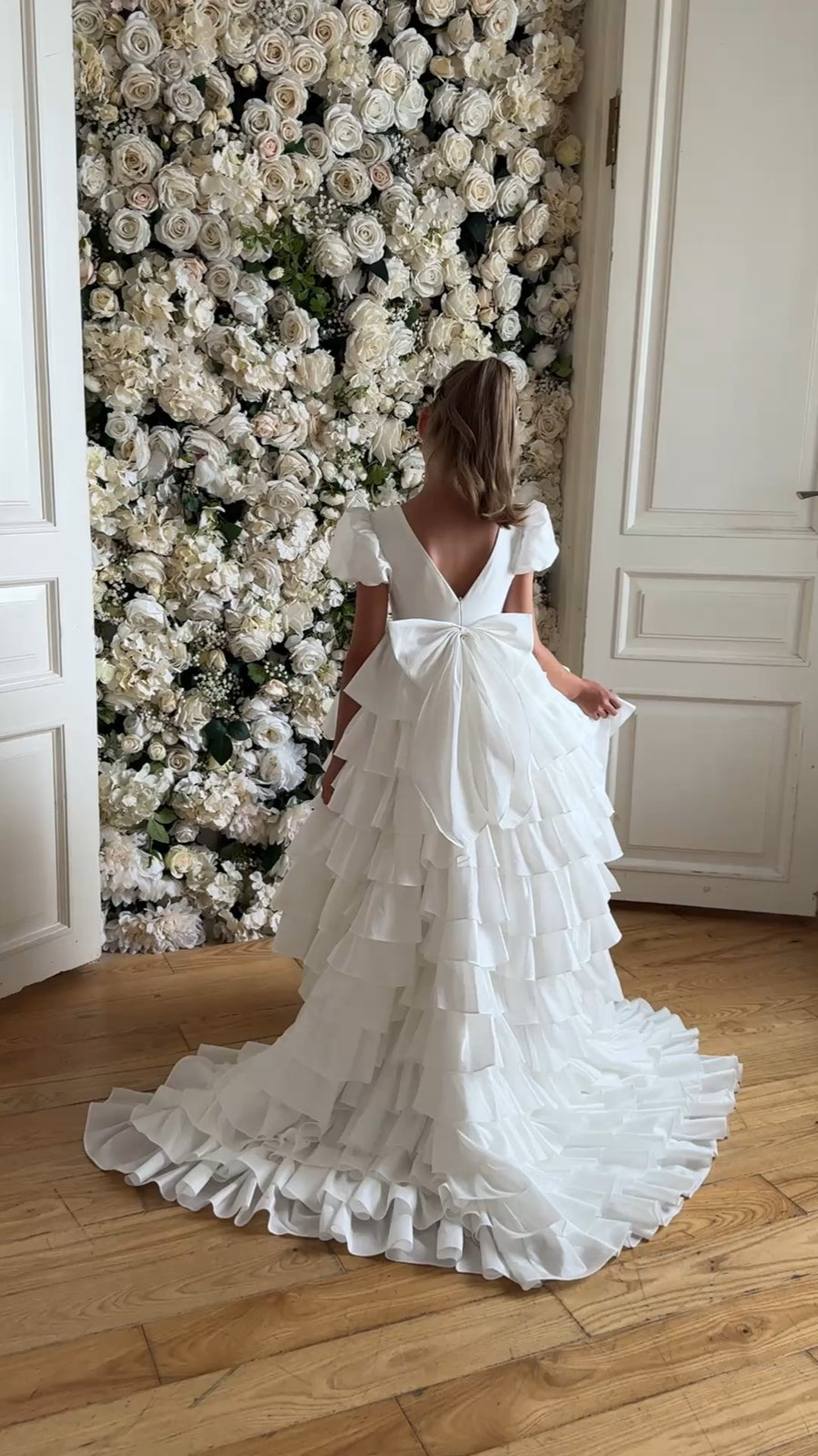 Isabella Special Occasion Dress - Full Length with removable train (Made to Order)