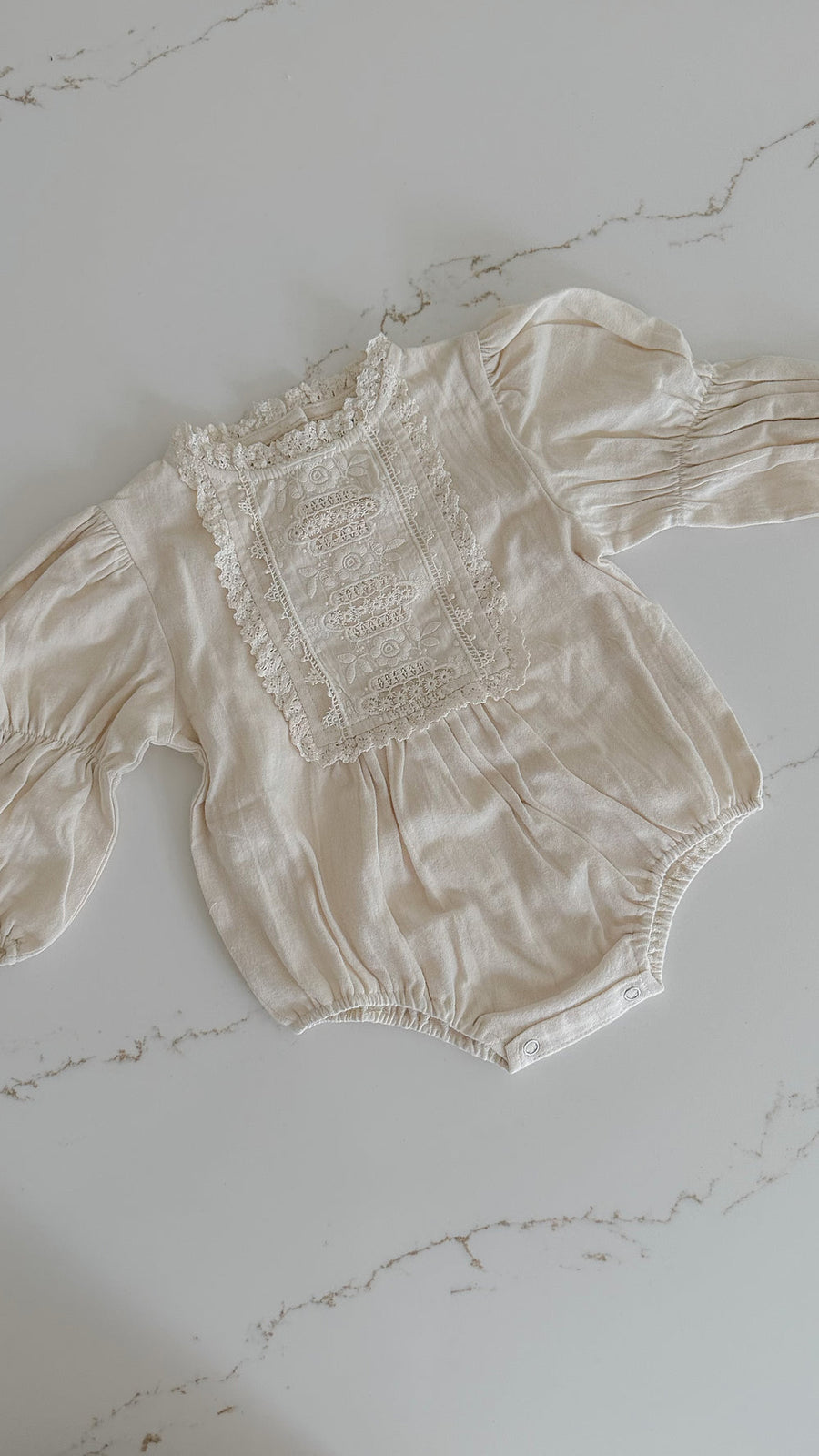 Lace Frill Romper