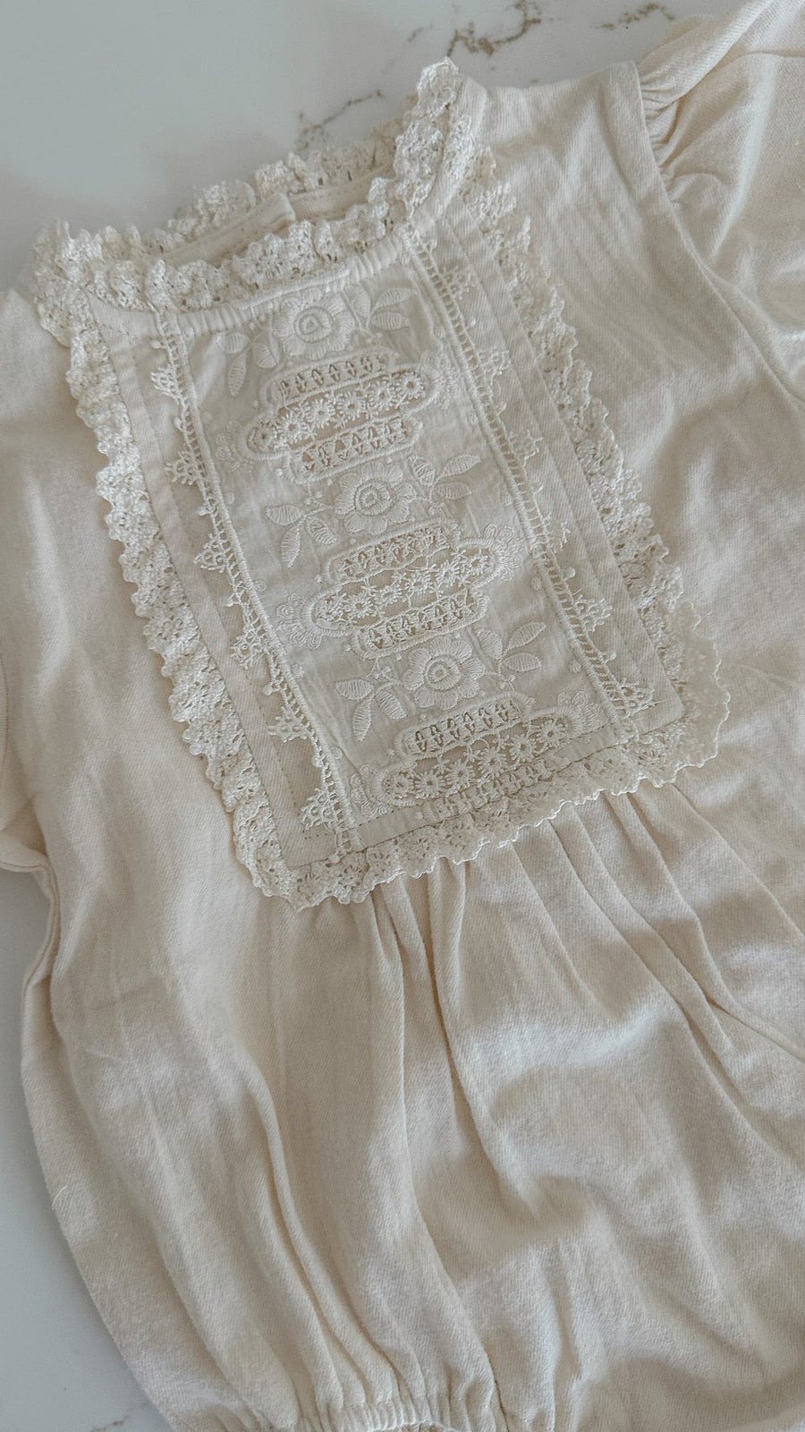 Lace Frill Romper