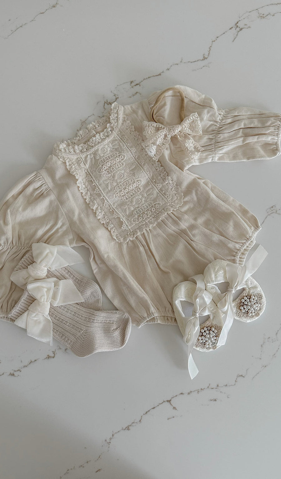 Lace Frill Romper