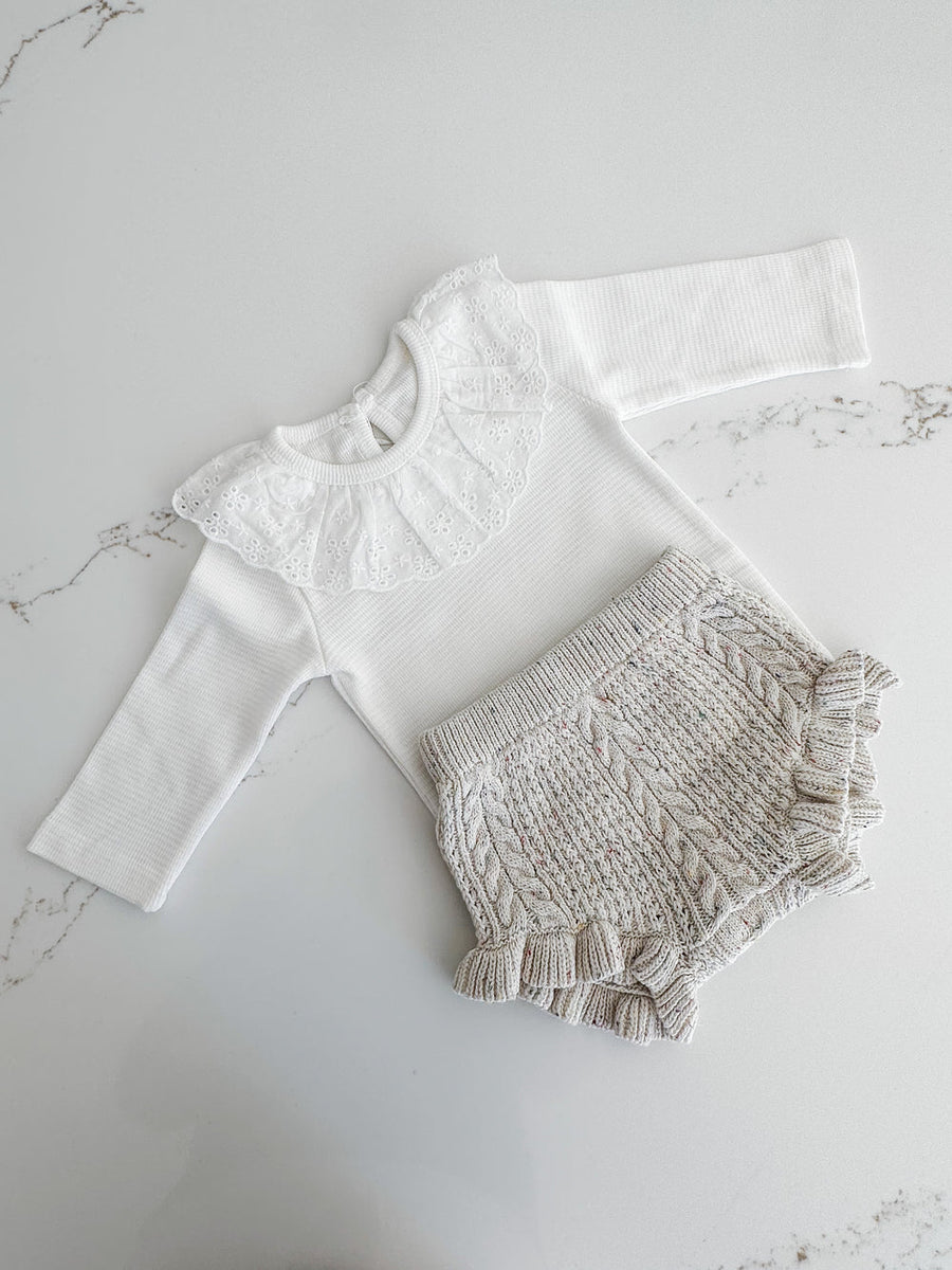 Speckle Knit Bloomers