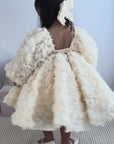 Rose Dress - Ivory (Made to order) MK033