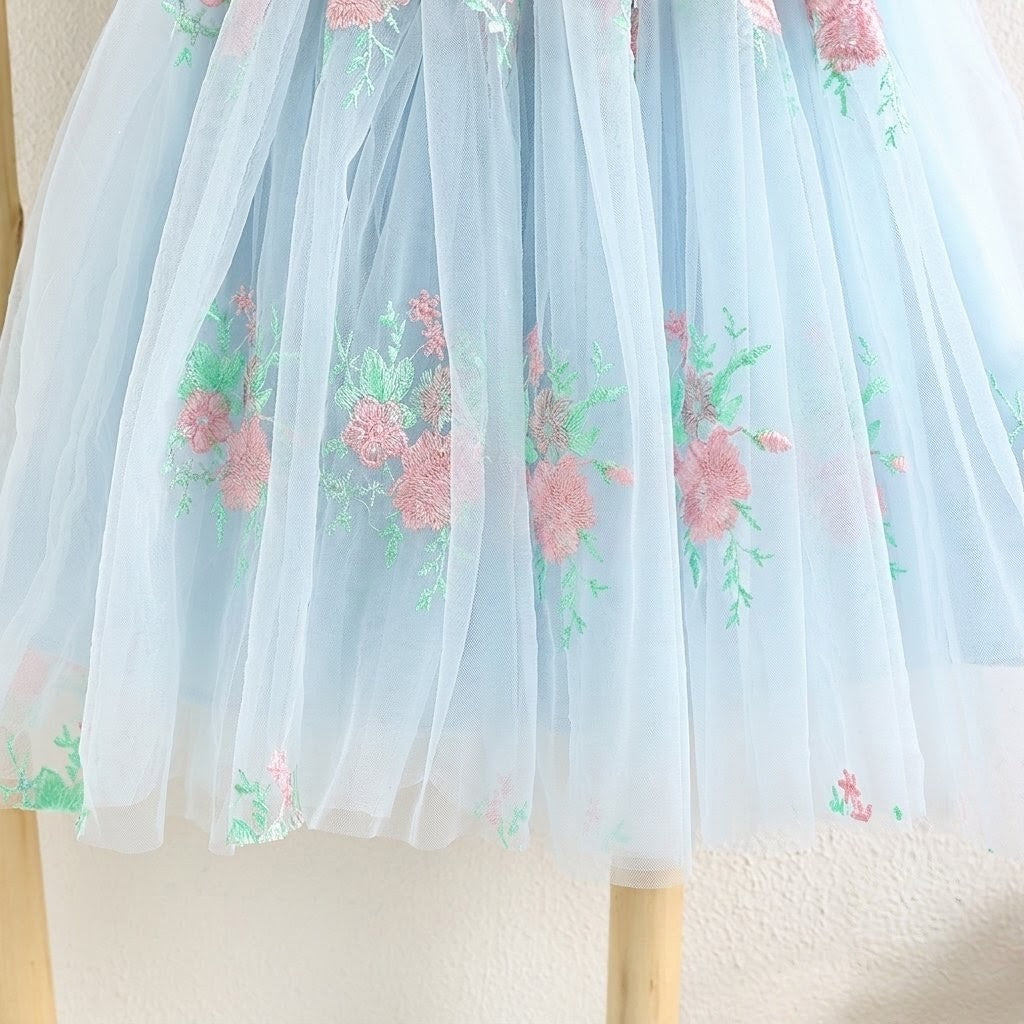 Rose Princess Dress - Blue (Pre-Order 1 week)