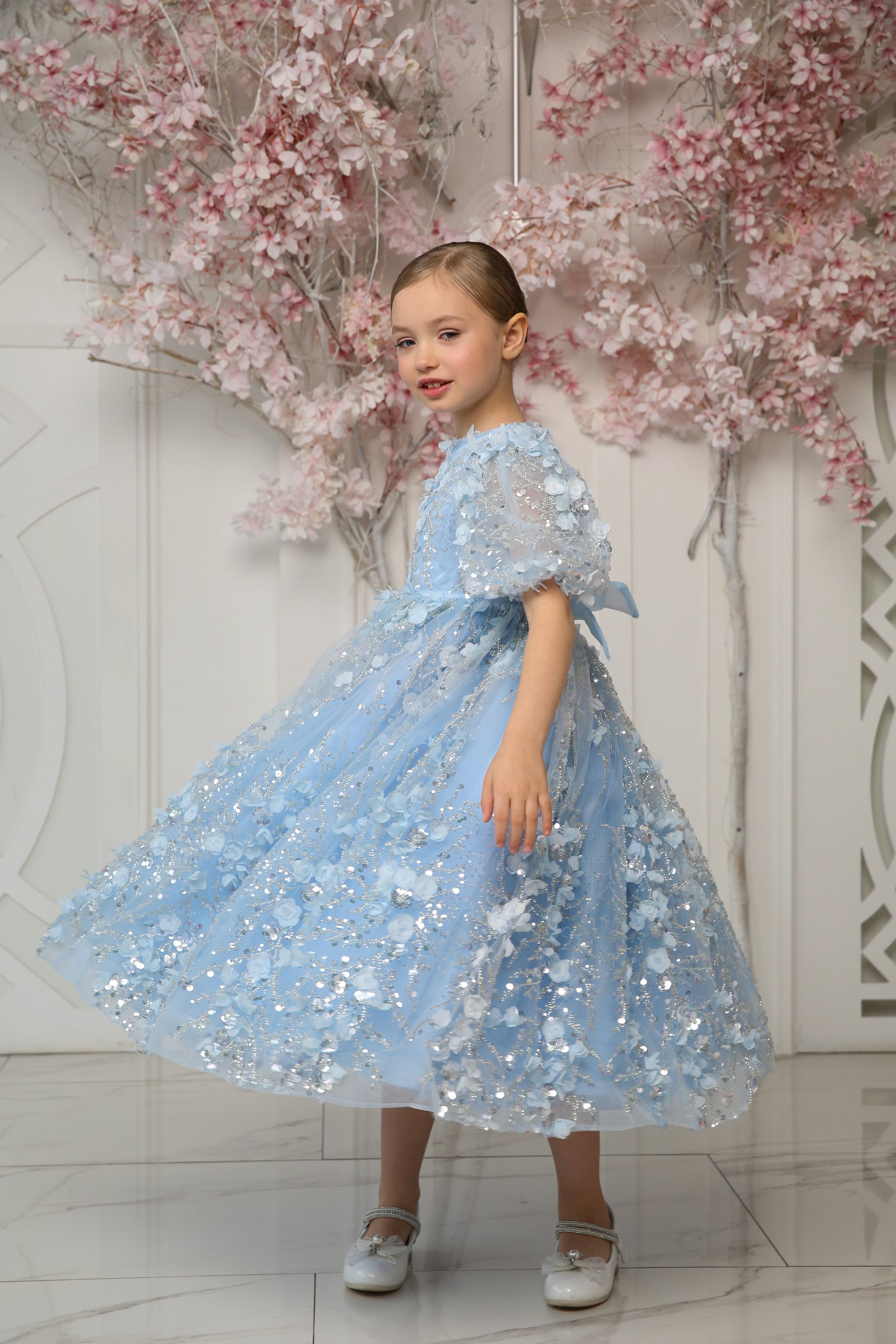 Aqua Diamond Dress - Made To Order MK026