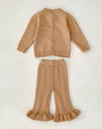 Girls Knit Cardigan & Knit Pants