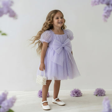 Party Swiss Dot Dress