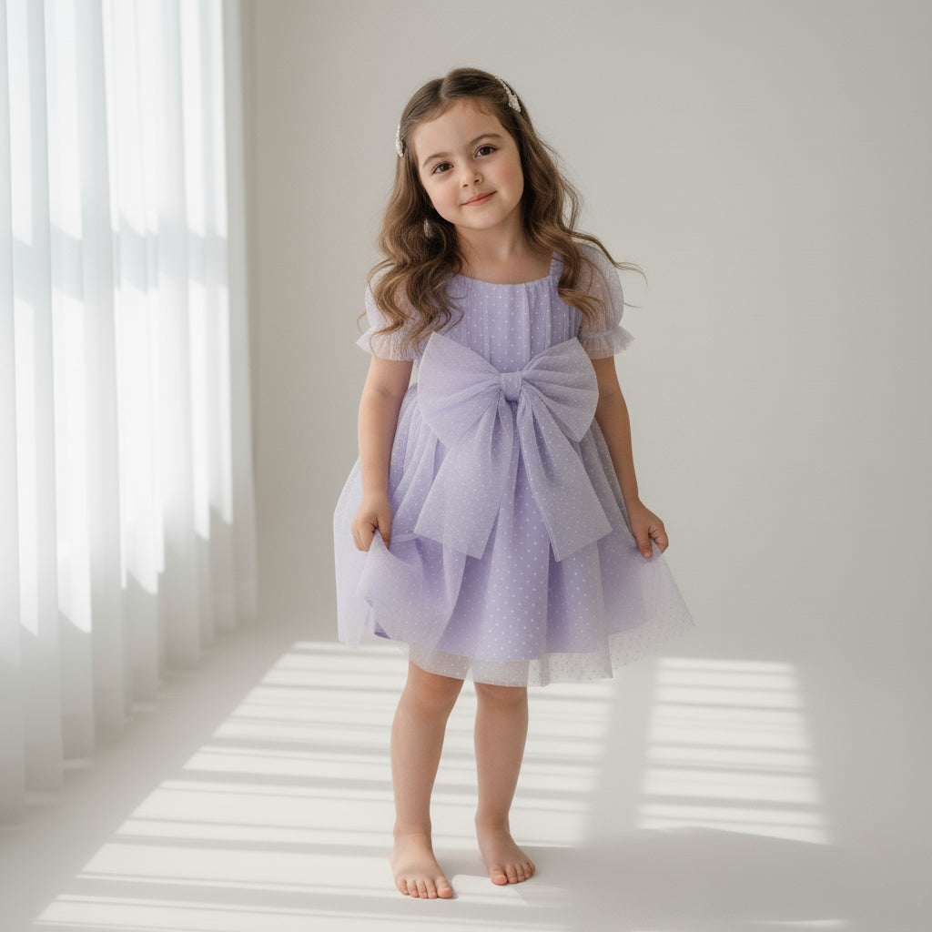 Party Swiss Dot Dress