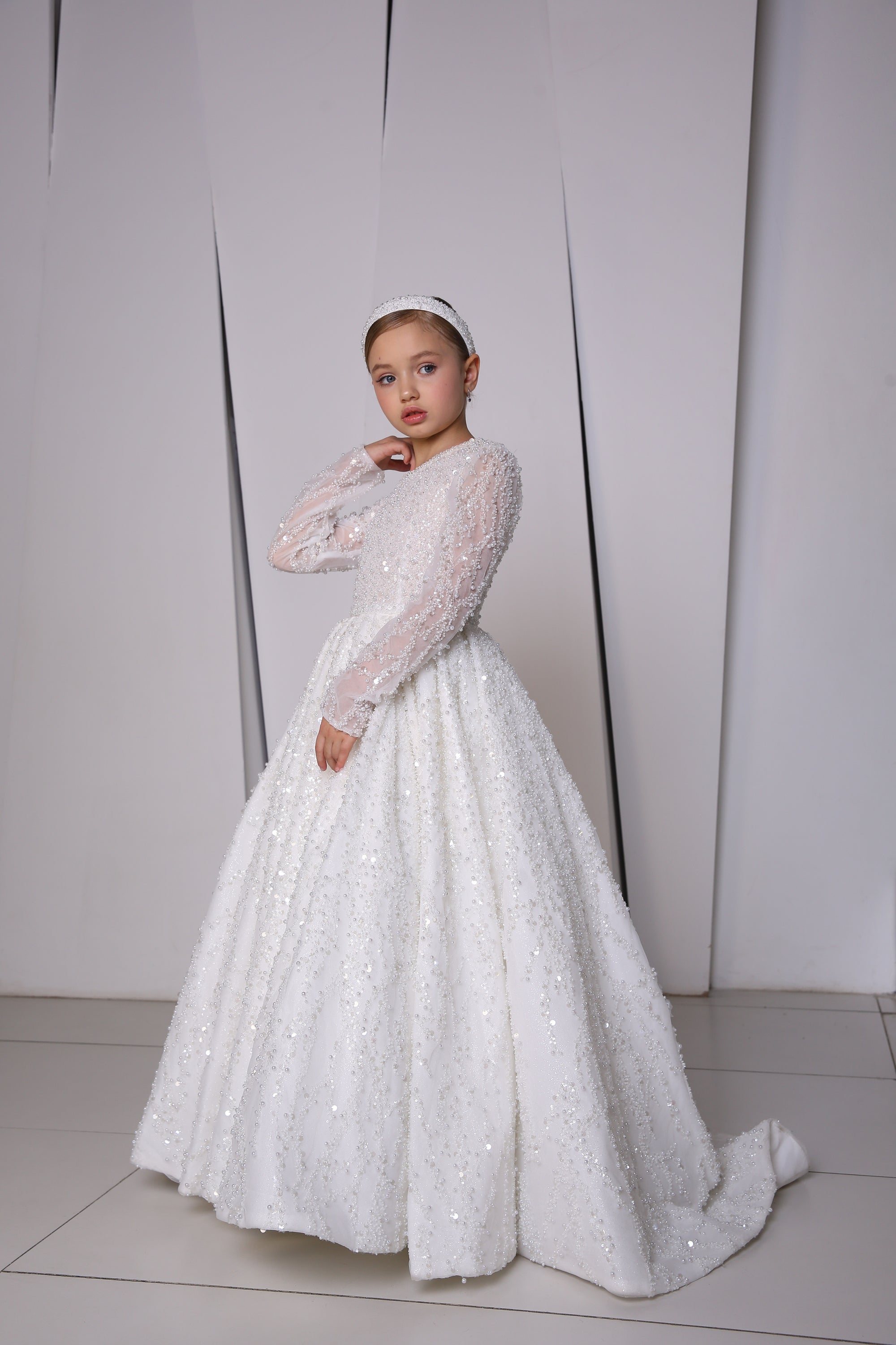 Diamond Sparkle Dress &amp; Hairband (Made To Order) MK050