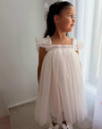 Swiss Dot Tutu Dress - White