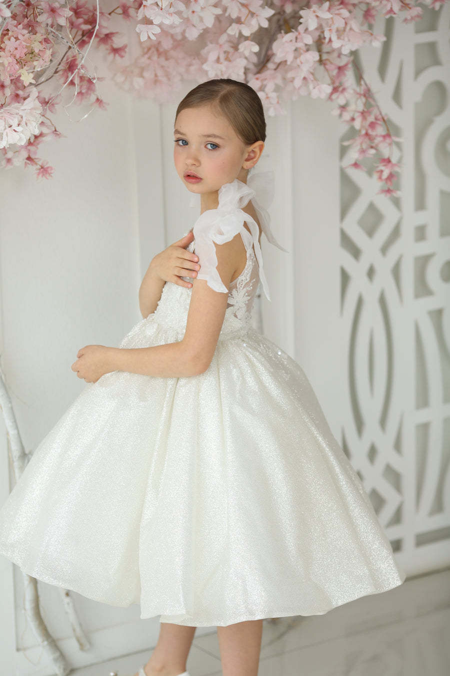 Adeline Handmade Lace Dress (Made to order)