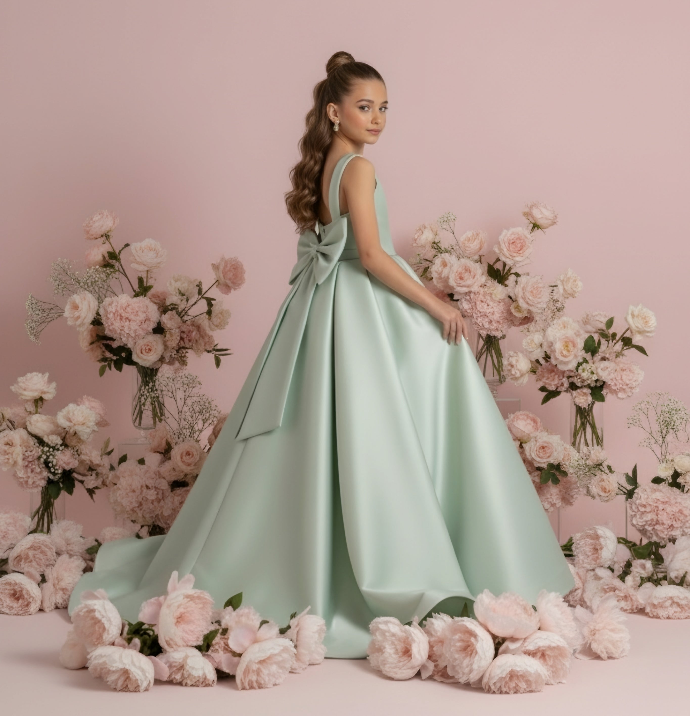 Sophia Mikado Special Occasion Girl Dress MIK & ME Exclusive (Made to order)