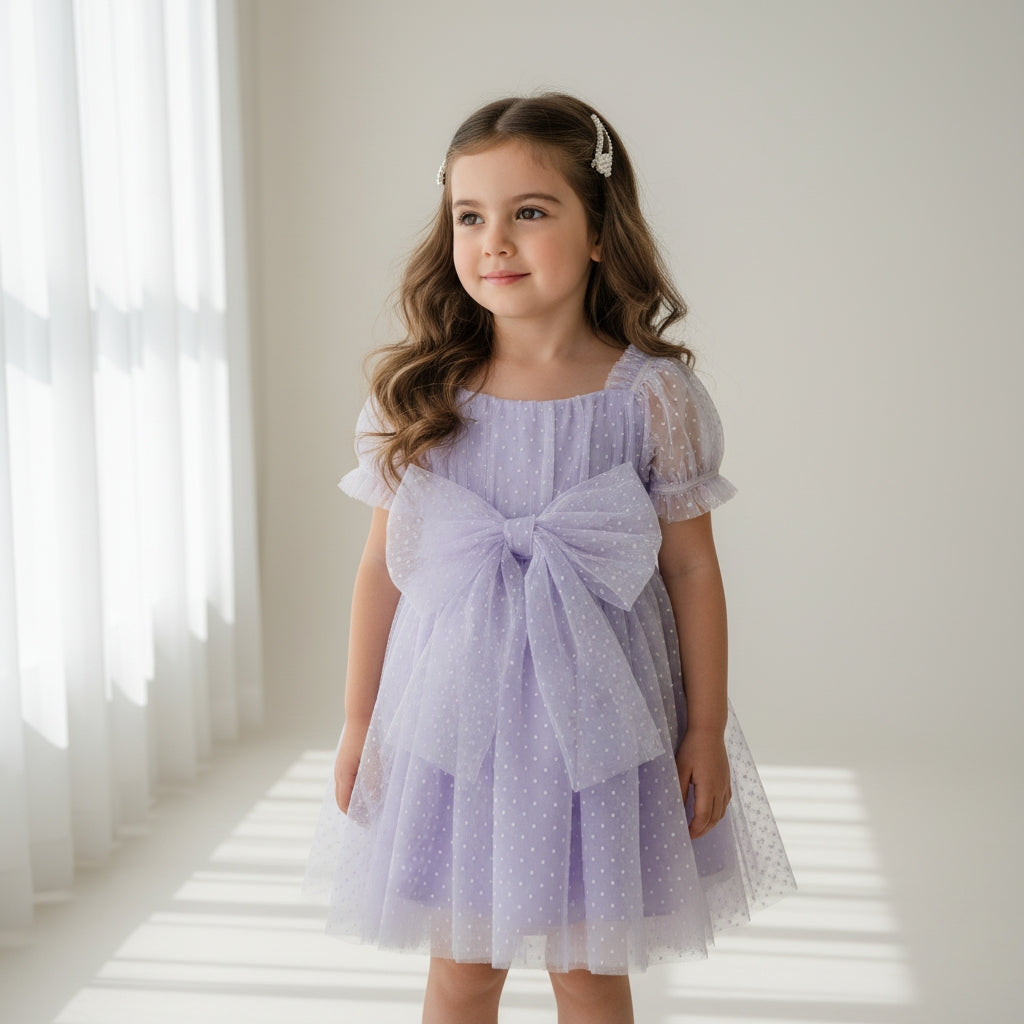 Party Swiss Dot Dress