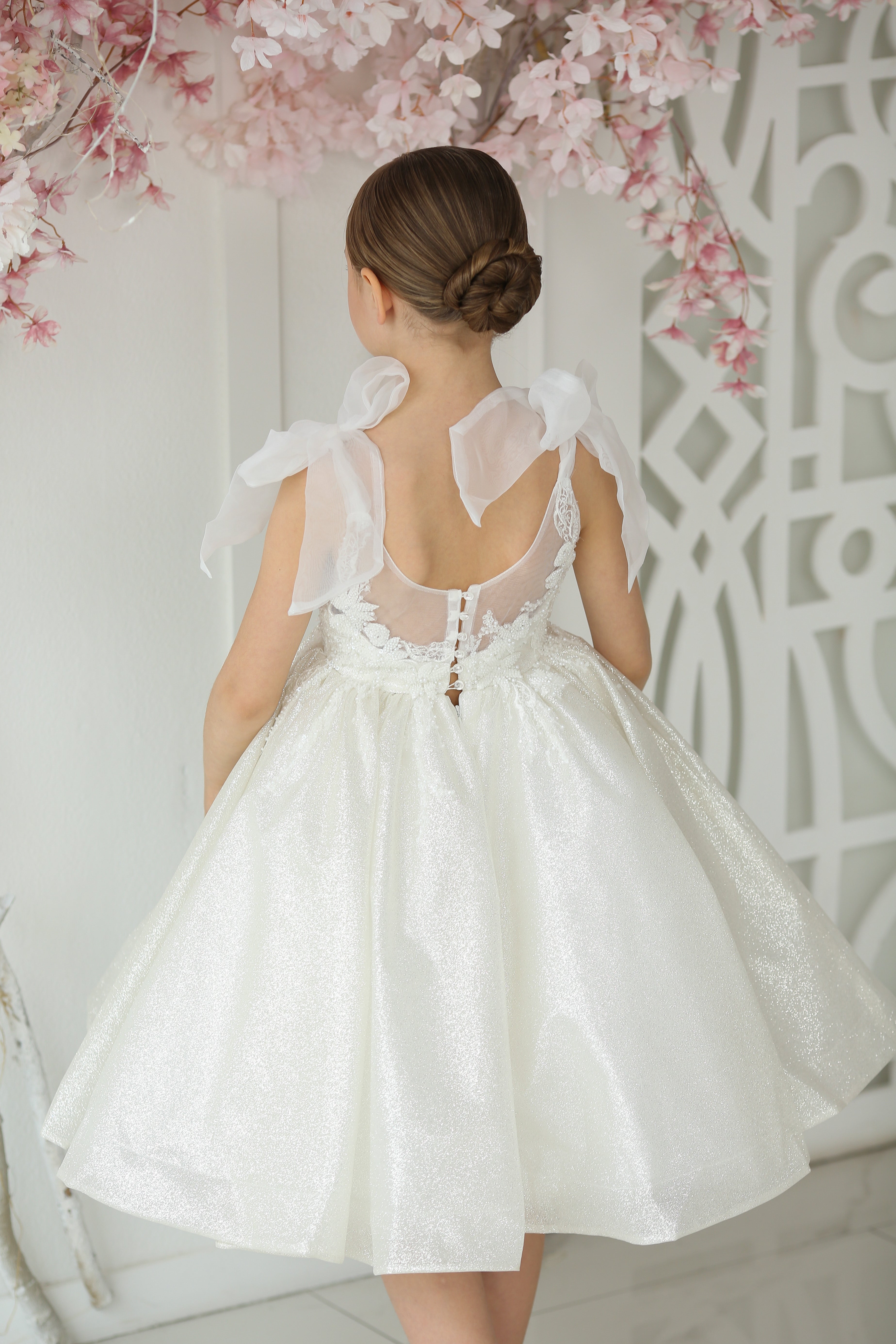 Adeline Handmade Lace Dress (Made to order) MK025