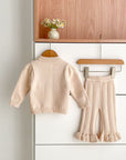 Girls Knit Cardigan & Knit Pants