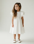 Mik & Me Exclusive Linen Dress (Perfect for flower girls)