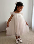 Swiss Dot Tutu Dress - White