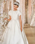 Adeline Mikado Satin Dress - Made to order