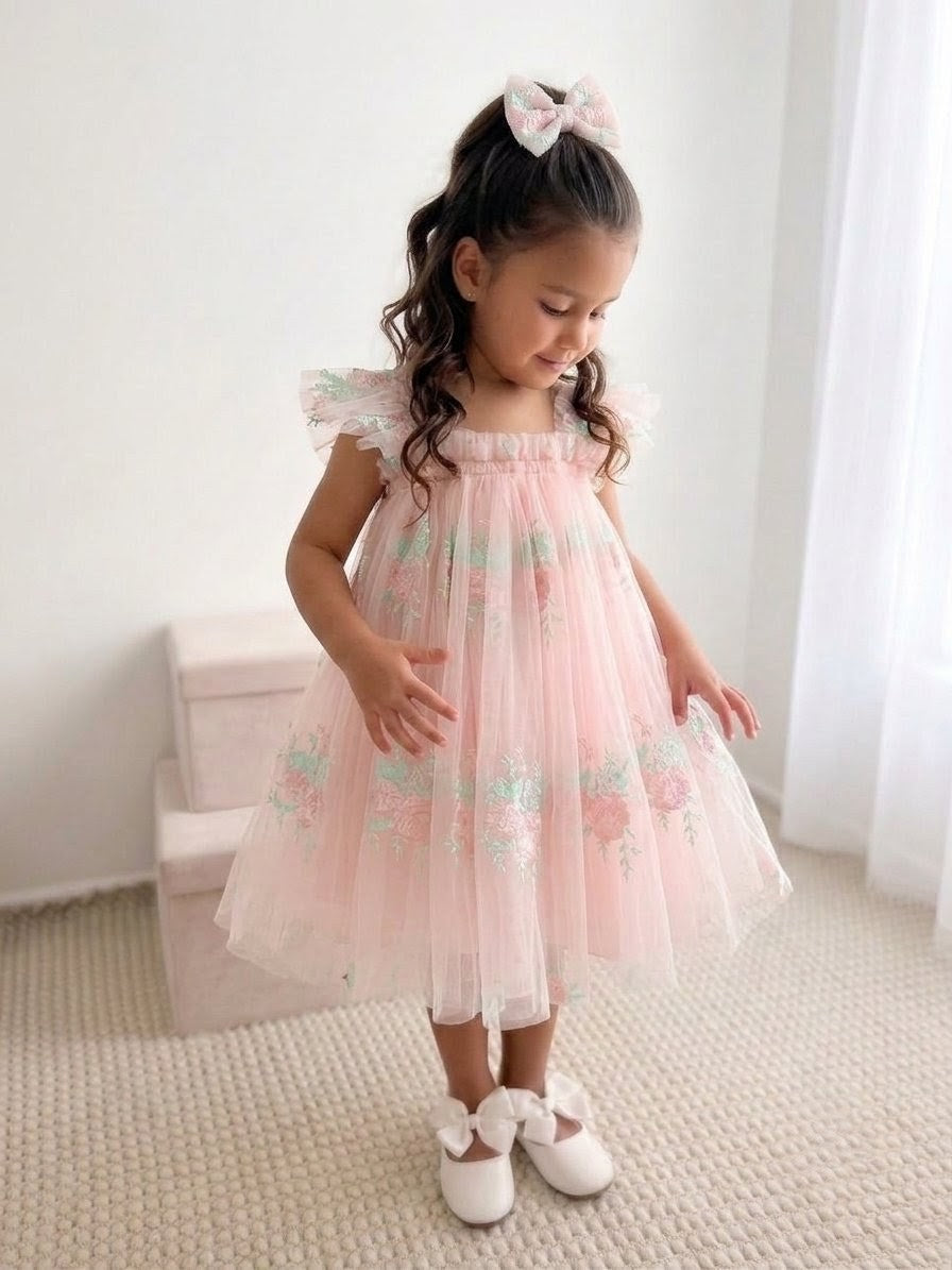 Rose Princess Dress - Pink (Pre-Order 1 week)