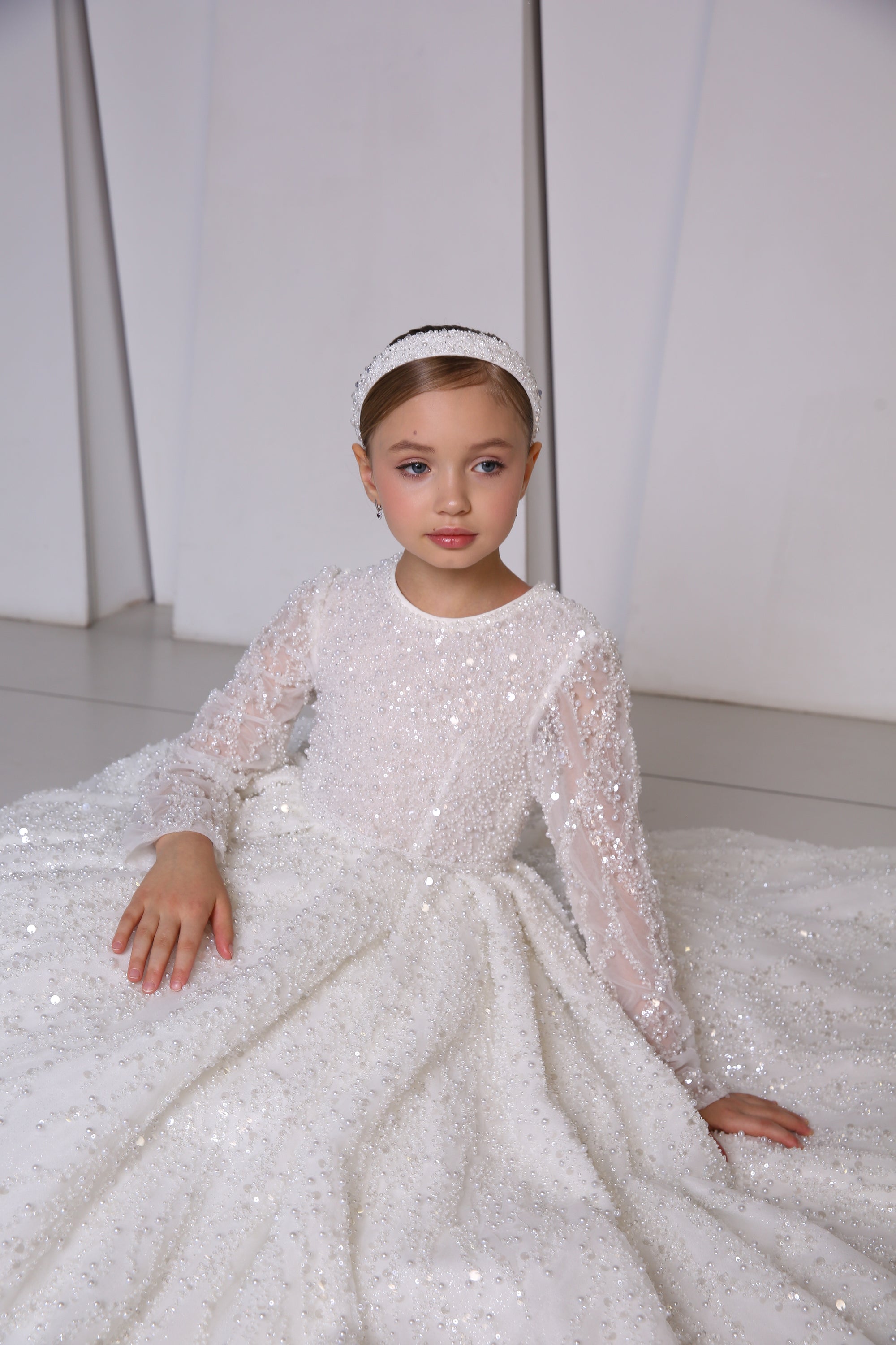Diamond Sparkle Dress &amp; Hairband (Made To Order) MK050