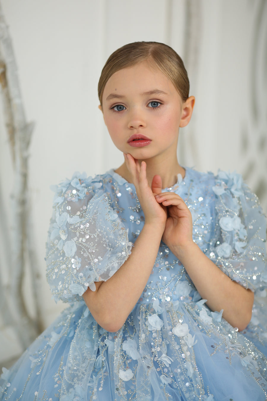 Aqua Diamond Dress - Made To Order