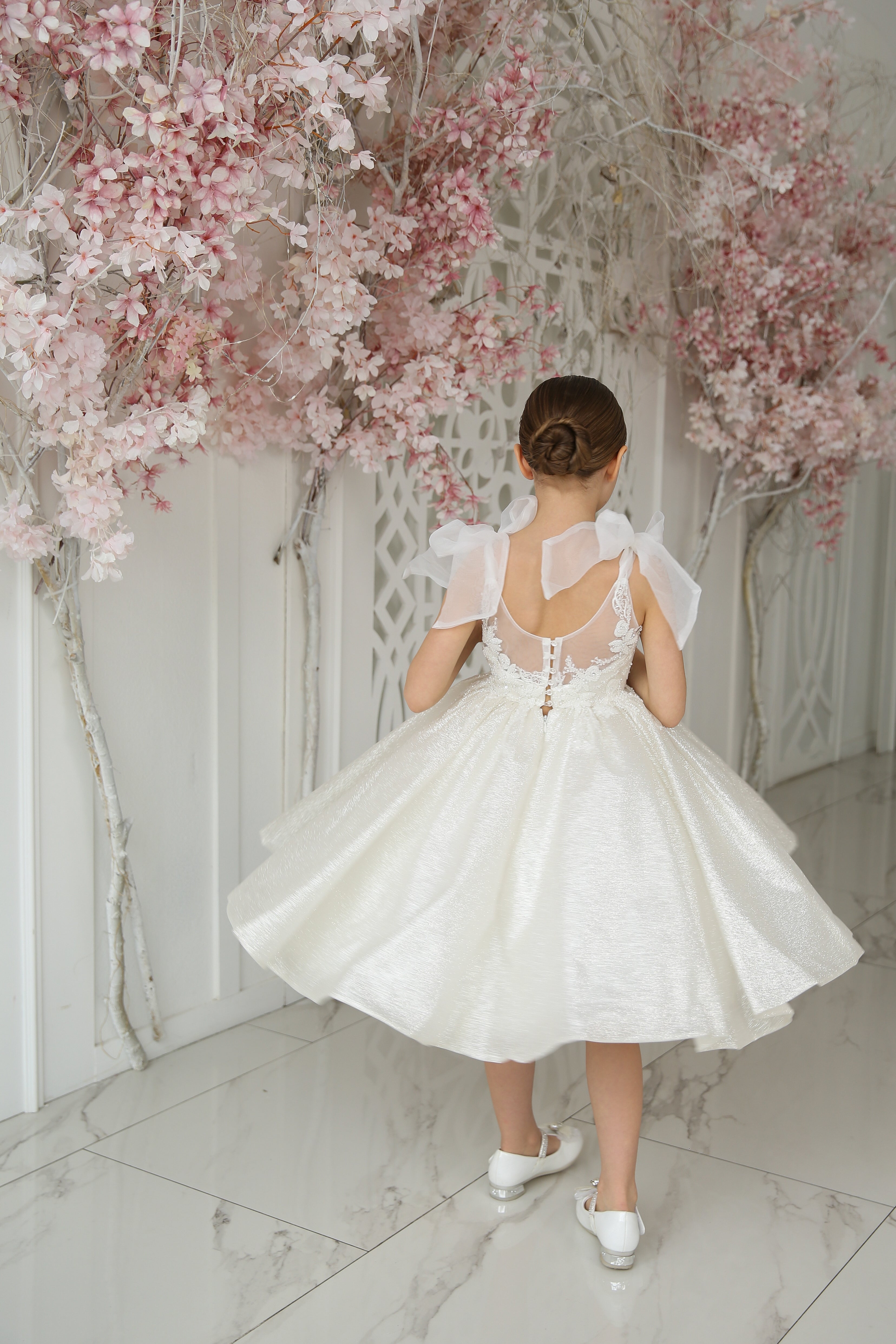 Adeline Handmade Lace Dress (Made to order) MK025