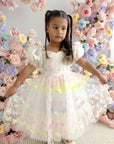 Fairy Floss Butterfly Puff Sleeve Dress 🩷