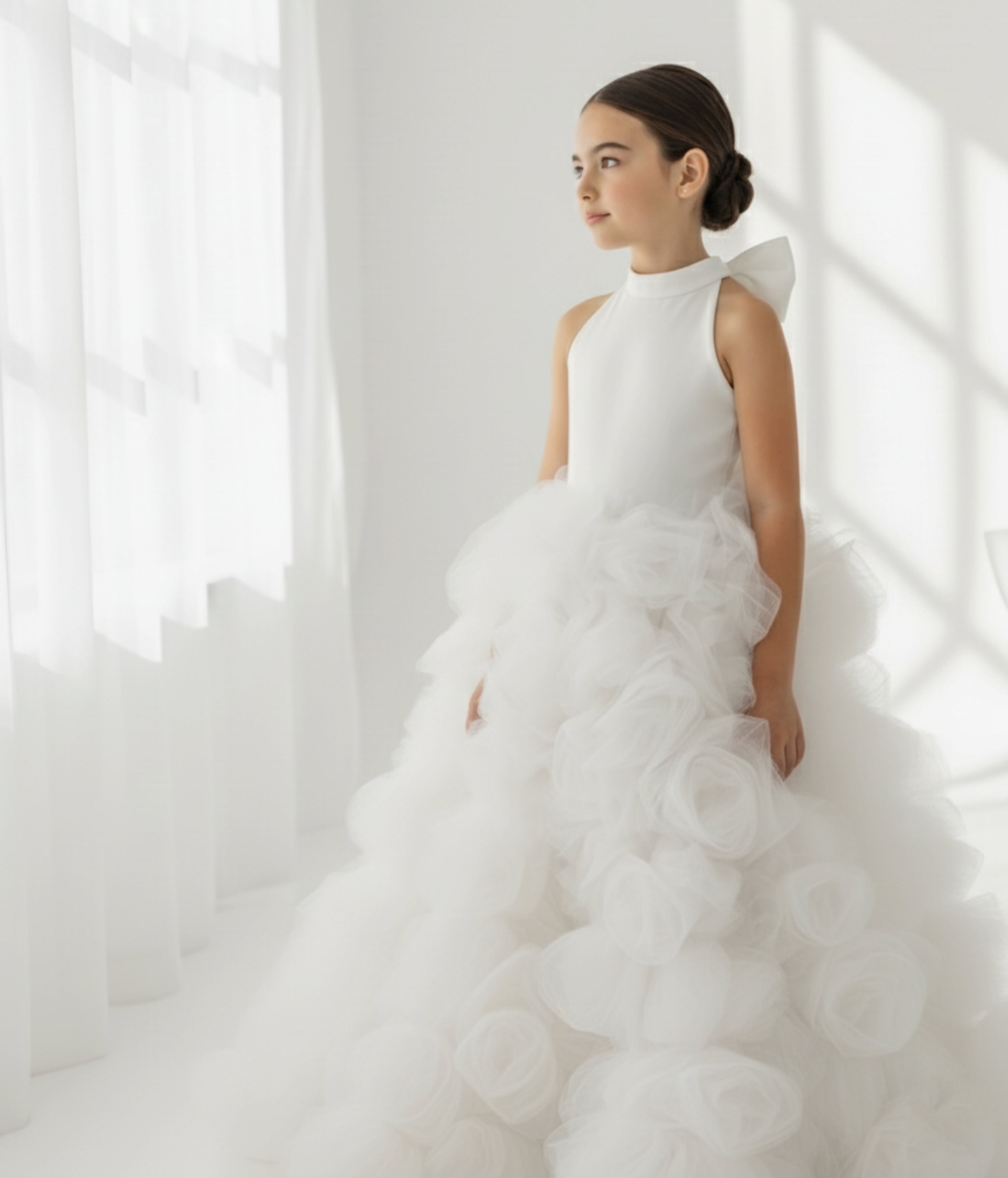 Rosabelle Gown White - Made to order (5-7 Weeks)