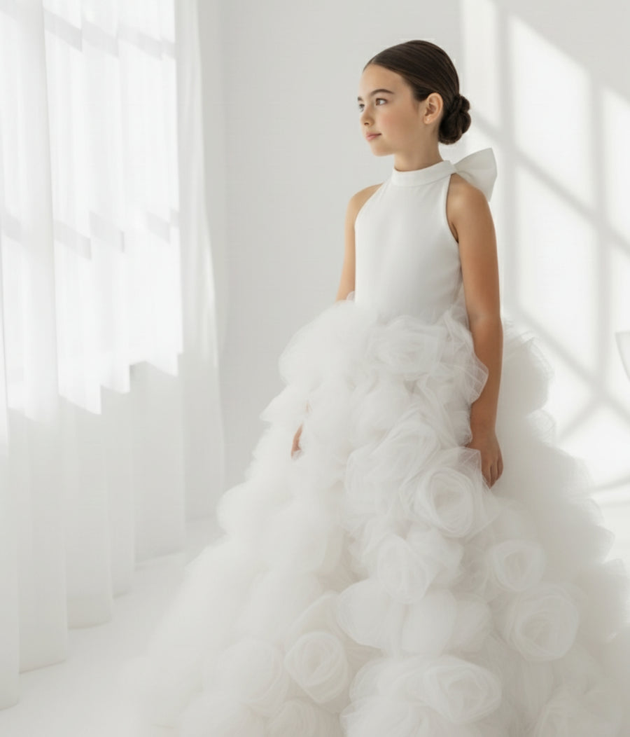 Rosabelle Gown White - Made to order