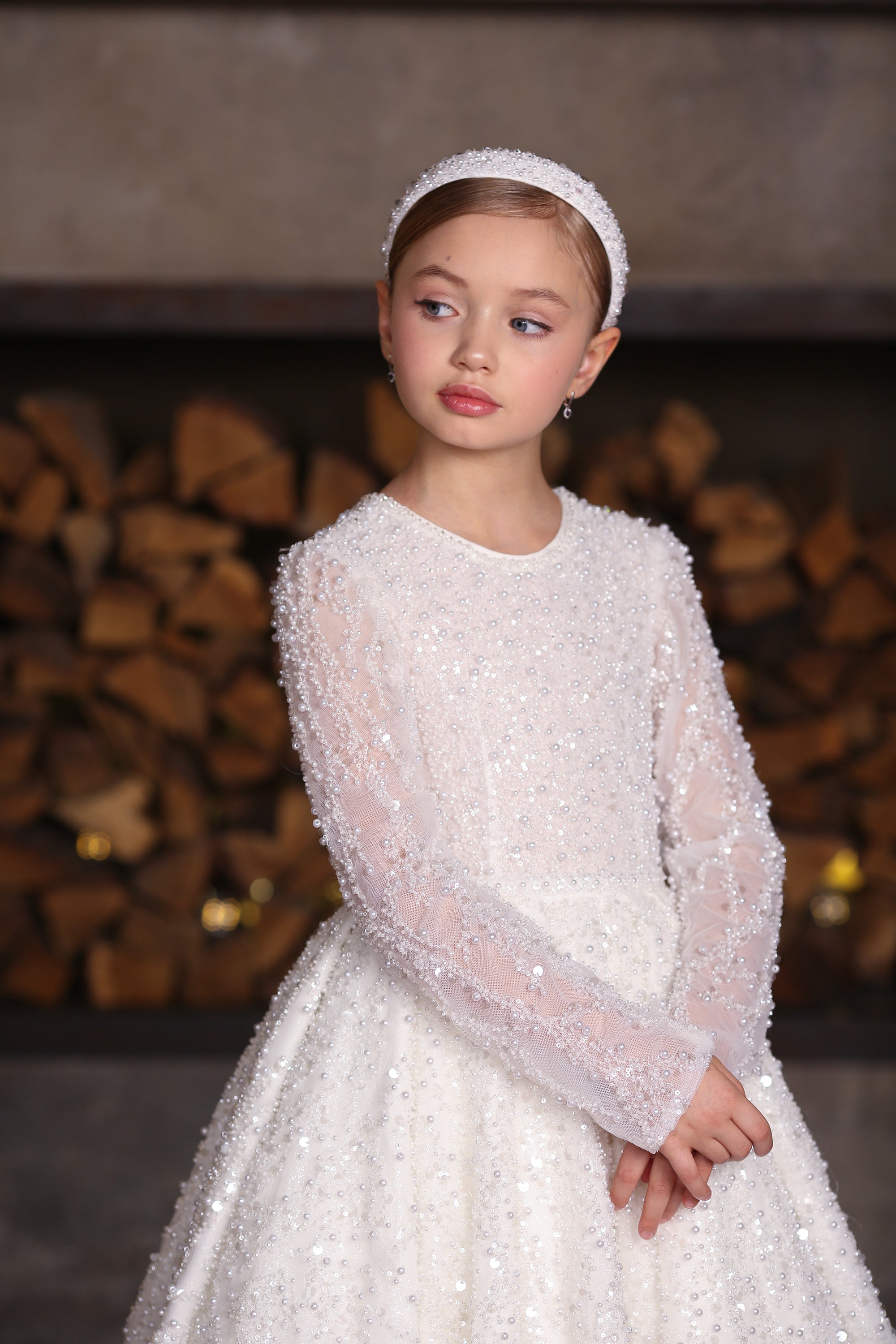 Diamond Sparkle Dress &amp; Hairband (Made To Order) MK050