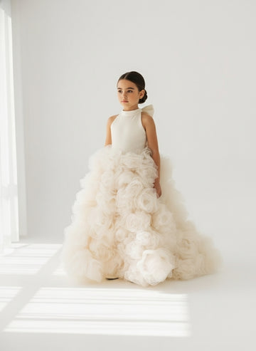 Rosabelle Gown Ivory - Made to order