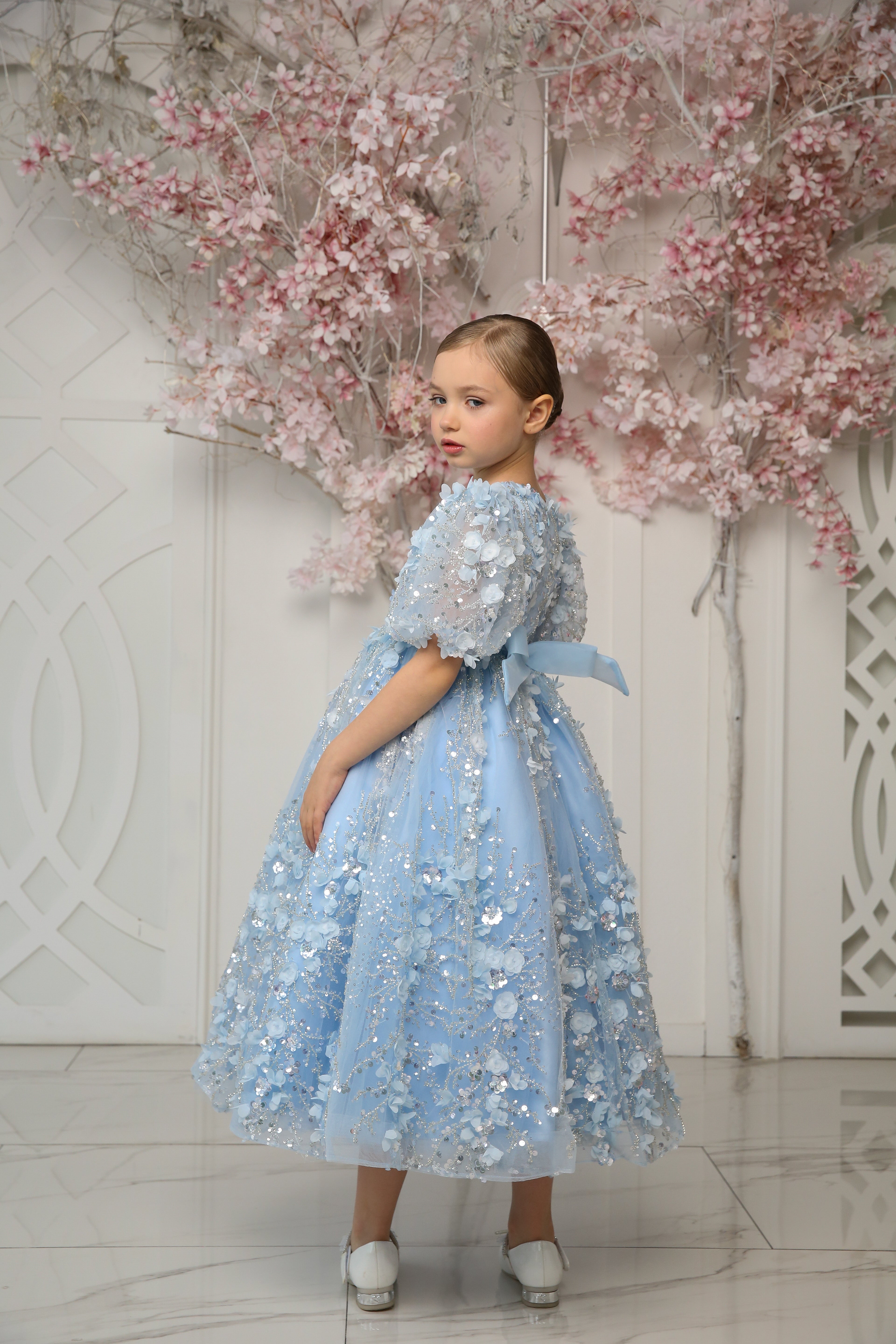 Aqua Diamond Dress - Made To Order MK026