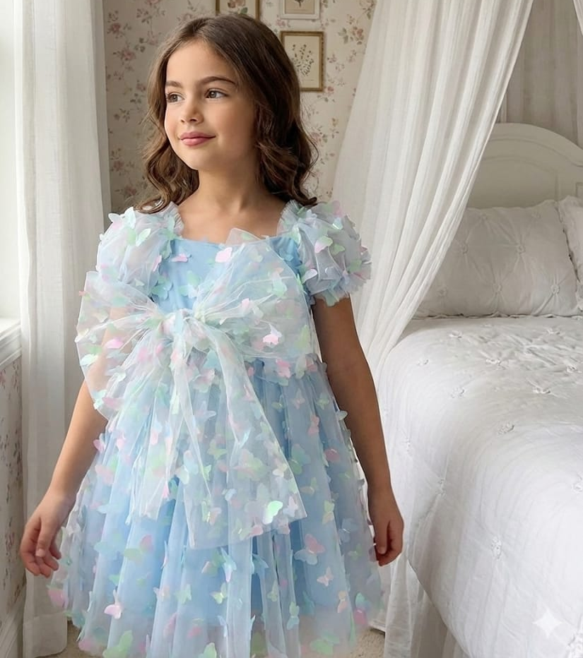 Enchanted Blue Party Dress - Pre-Order 7-9 days