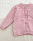Girls Knit Cardigan & Knit Pants
