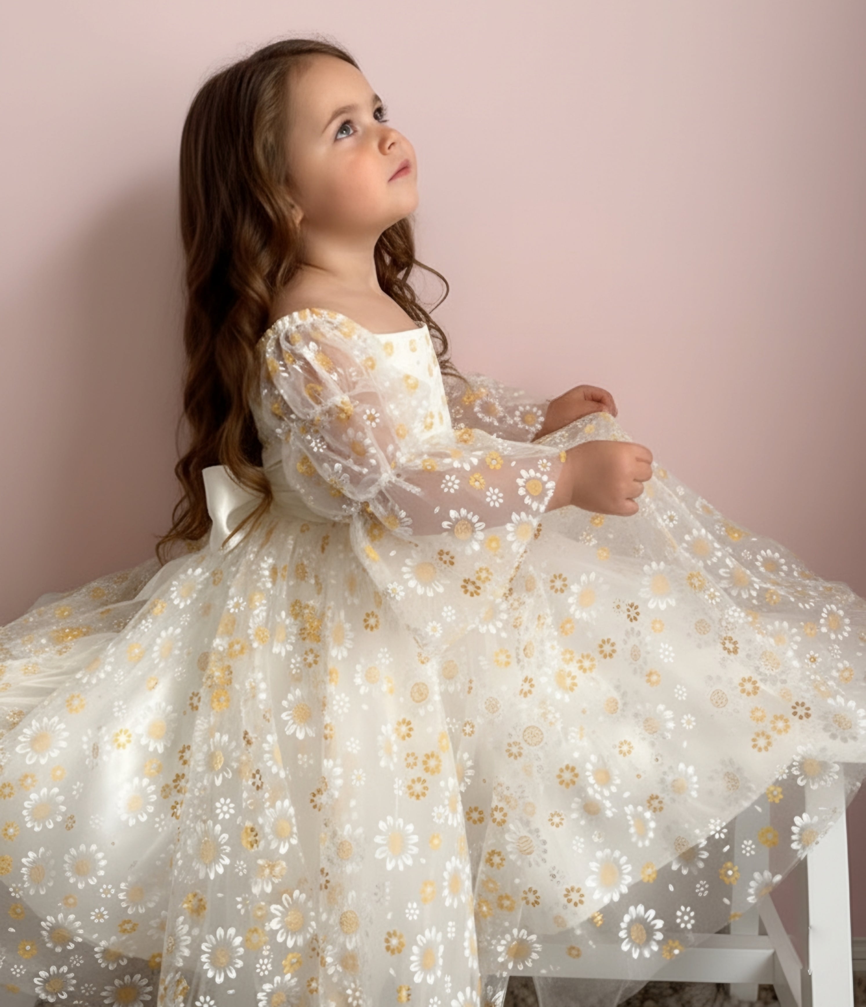 Luxuriöses Daisy Dreams-Kleid (Auf Bestellung gefertigt)