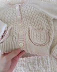 C Baby Knit Cardigan & Shorts