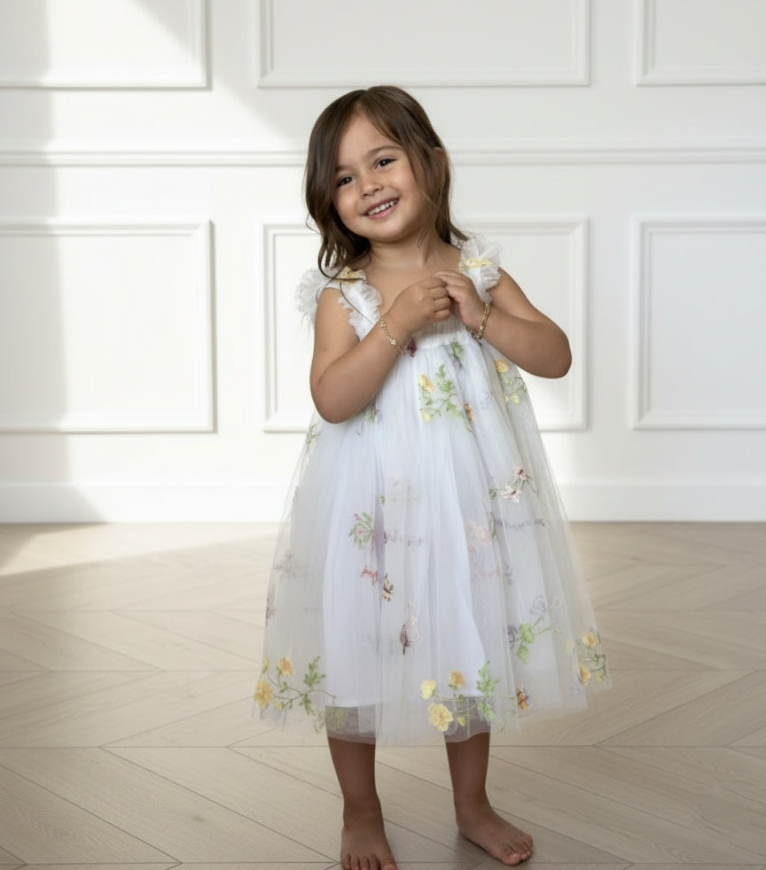 White Fairy Party Dress