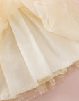 Swiss Dot Tutu Dress - Yellow