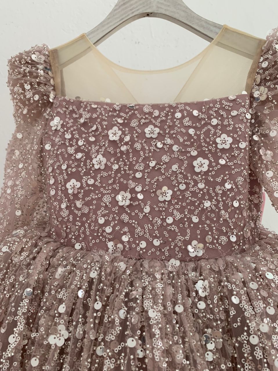 Lola Knee Length Luxe Dress - Lilac (Made to order) MK002