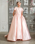 Adeline Mikado Satin Dress - Made to order