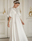 Beatrice Floor Length Special Occasion Satin Girls Dress (Made to order)